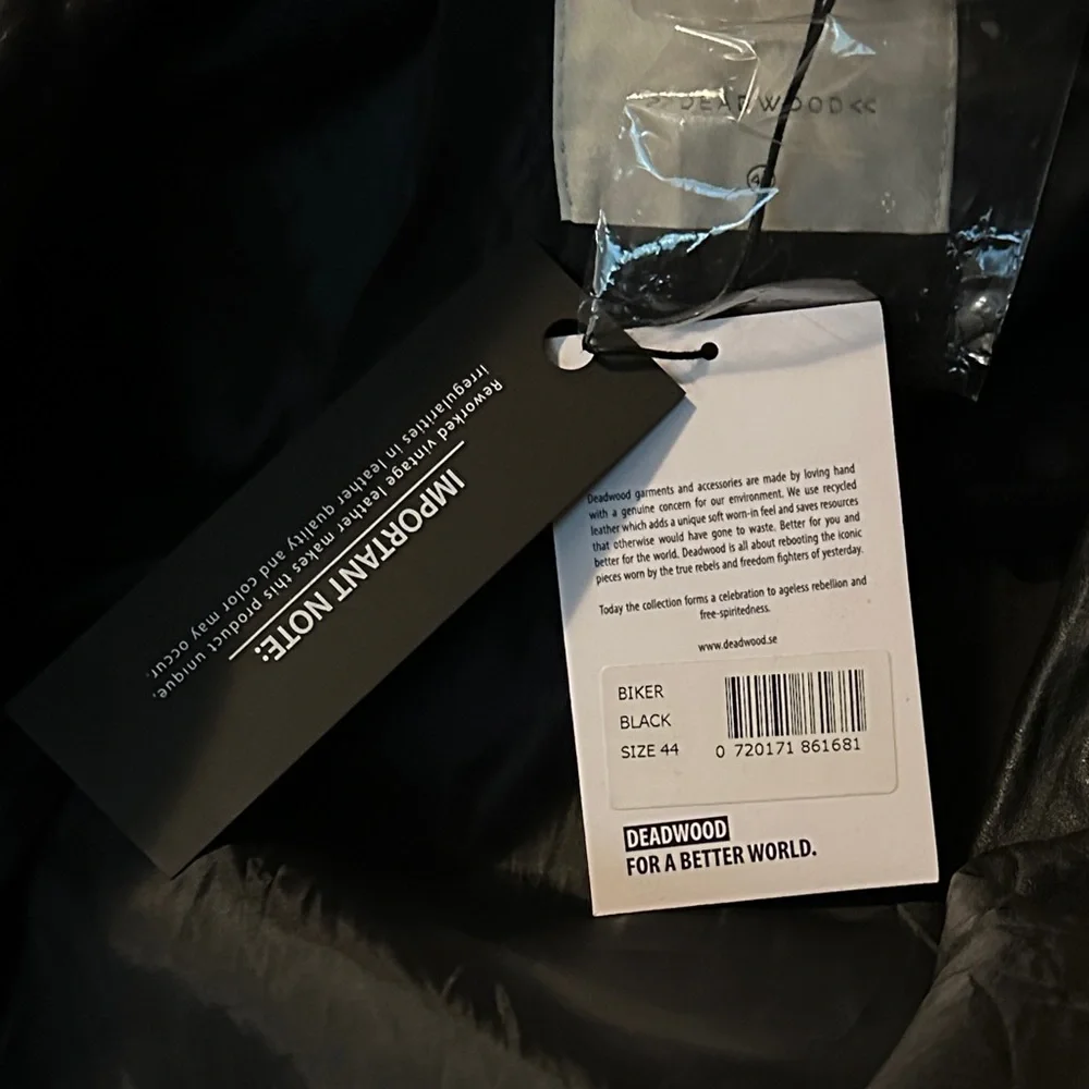 Deadwood leather jacket w/ tags - Picture 10 of 12